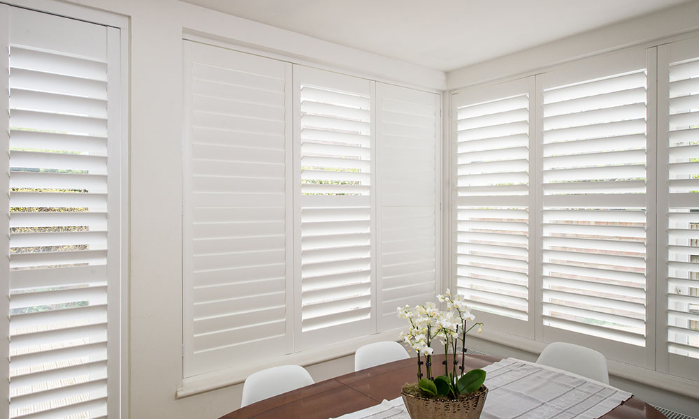 Plantation shutters installed in a Thatcham home